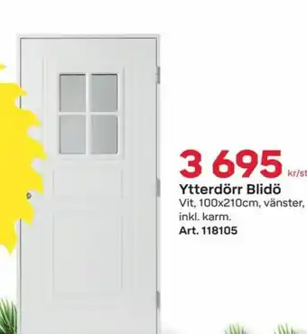 Byggmax Ytterdörrar erbjuda