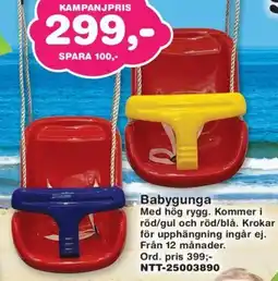 Lekextra Babygunga erbjuda