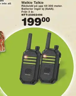 Lekextra Walkie talkie erbjuda