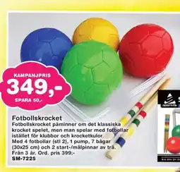 Lekextra Fotbollskrocket erbjuda
