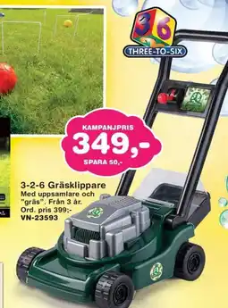 Lekextra 3-2-6 Gräsklippare erbjuda