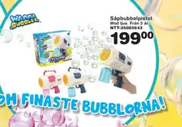 Lekextra Såpbubbelpistol erbjuda