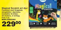 Lekextra Magical scratch art djur erbjuda