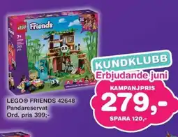 Lekextra LEGO Friends 42648 pandareservat erbjuda