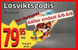 Supergrossen Lösviktsgodis erbjuda