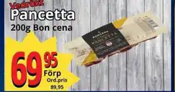 Supergrossen Pancetta erbjuda