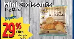 Supergrossen MARA Mini croissants erbjuda
