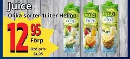 Supergrossen HELLO Juice erbjuda