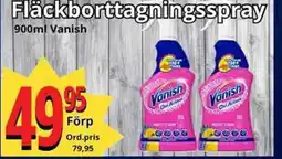 Supergrossen VANISH Fläckborttagningsspray erbjuda