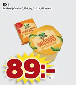 Supergrossen ARLA Ost erbjuda