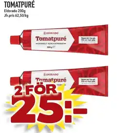 Supergrossen ELDORADO Tomatpuré erbjuda