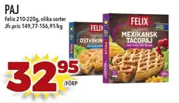 Supergrossen FELIX Paj erbjuda