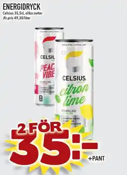 Supergrossen CELSIUS Energidryck erbjuda