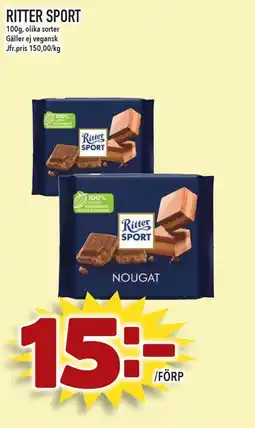 Supergrossen Ritter sport erbjuda