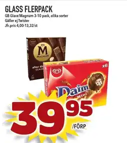 Supergrossen Glass flerpack erbjuda