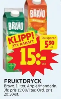 BRAVO Fruktdryck