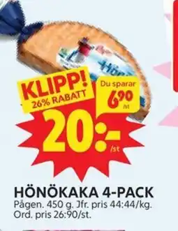 Hönökaka 4-pack