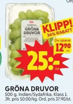 Ica Hajen Lagpris Gröna druvor erbjuda