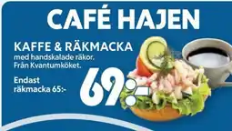 Ica Hajen Lagpris Kaffe & räkmacka erbjuda
