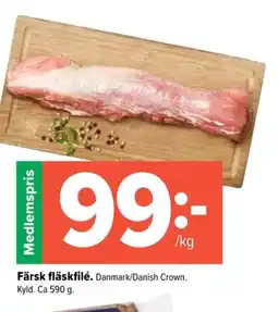 Coop Extra Färsk fläskfilé erbjuda