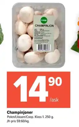 Coop Extra Champinjoner erbjuda