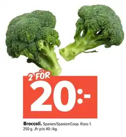 Coop Extra Broccoli erbjuda