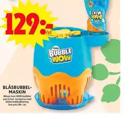 ICA Maxi ZURU Blåsbubbel- maskin erbjuda