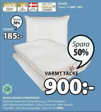 JYSK Fossflakes Täcke erbjuda