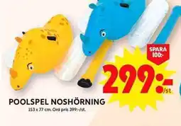 ICA Maxi Poolspel noshörning erbjuda