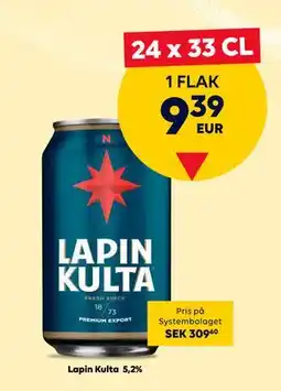 Border Shop Lapin Kulta 5,2% erbjuda
