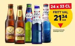 Border Shop Kronenbourg 1664 eller Grimbergen 4,5-6,7% erbjuda