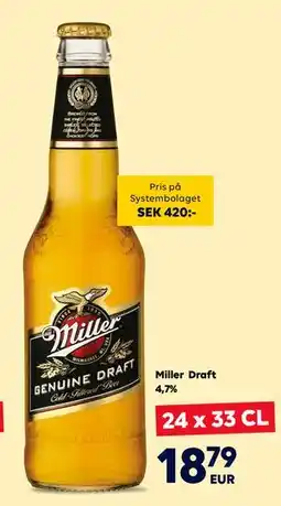 Border Shop Miller Draft erbjuda
