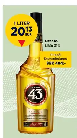 Border Shop Licor 43 erbjuda