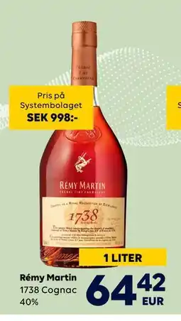 Border Shop Rémy Martin erbjuda