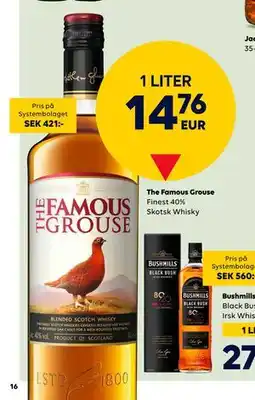 Border Shop The Famous Grouse erbjuda