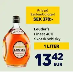 Border Shop Lauder’s erbjuda