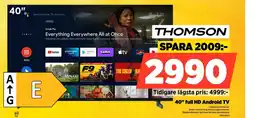 THOMSON 40" full HD Android TV