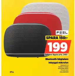 Power FEEL Bluetooth-högtalare Inbyggd mikrofon erbjuda
