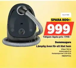 Power NILFISK Dammsugare Lämplig även för ett litet hem erbjuda
