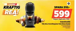 Power Kapselmaskin Välj dina favoritkapslar från Dolce Gusto erbjuda