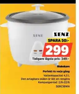 Power XENZ Riskokare Perfekt ris varje gång erbjuda