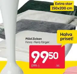 Rusta Pläd Zickan erbjuda