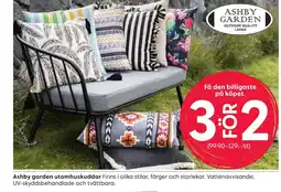 Rusta Ashby garden utomhuskuddar erbjuda