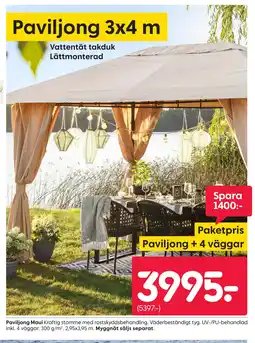 Rusta Paviljong Maui erbjuda