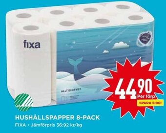 Willys Hushållspapper 8-pack erbjuda