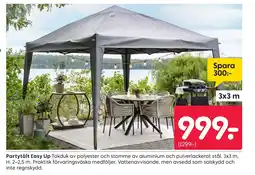 Rusta Partytält Easy Up erbjuda