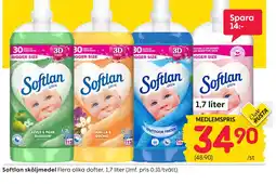Rusta Softlan sköljmedel erbjuda