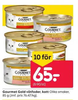 Gourmet Gold våtfoder, katt