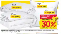 Rusta Täcken och kuddar erbjuda