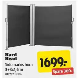 Jula Sidomarkis hörn 3+3x1,6 m erbjuda